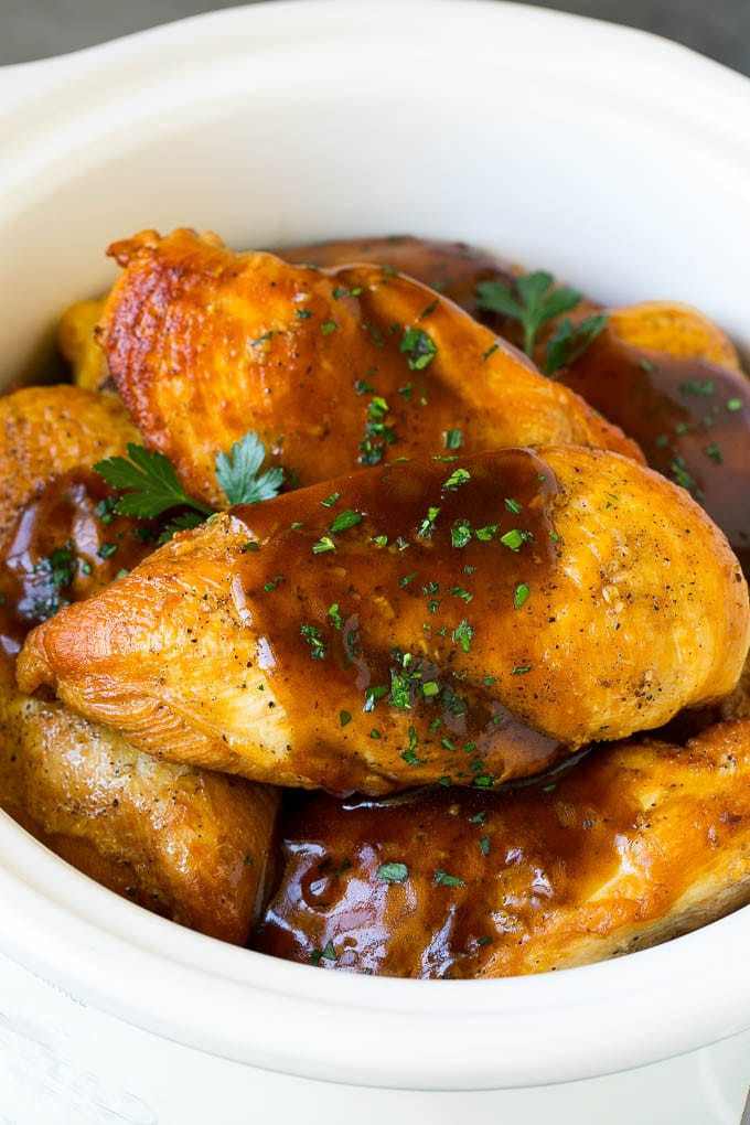 Slow Cooker Chicken Breasts
 Slow Cooker Chicken Breast with Gravy Dinner at the Zoo
