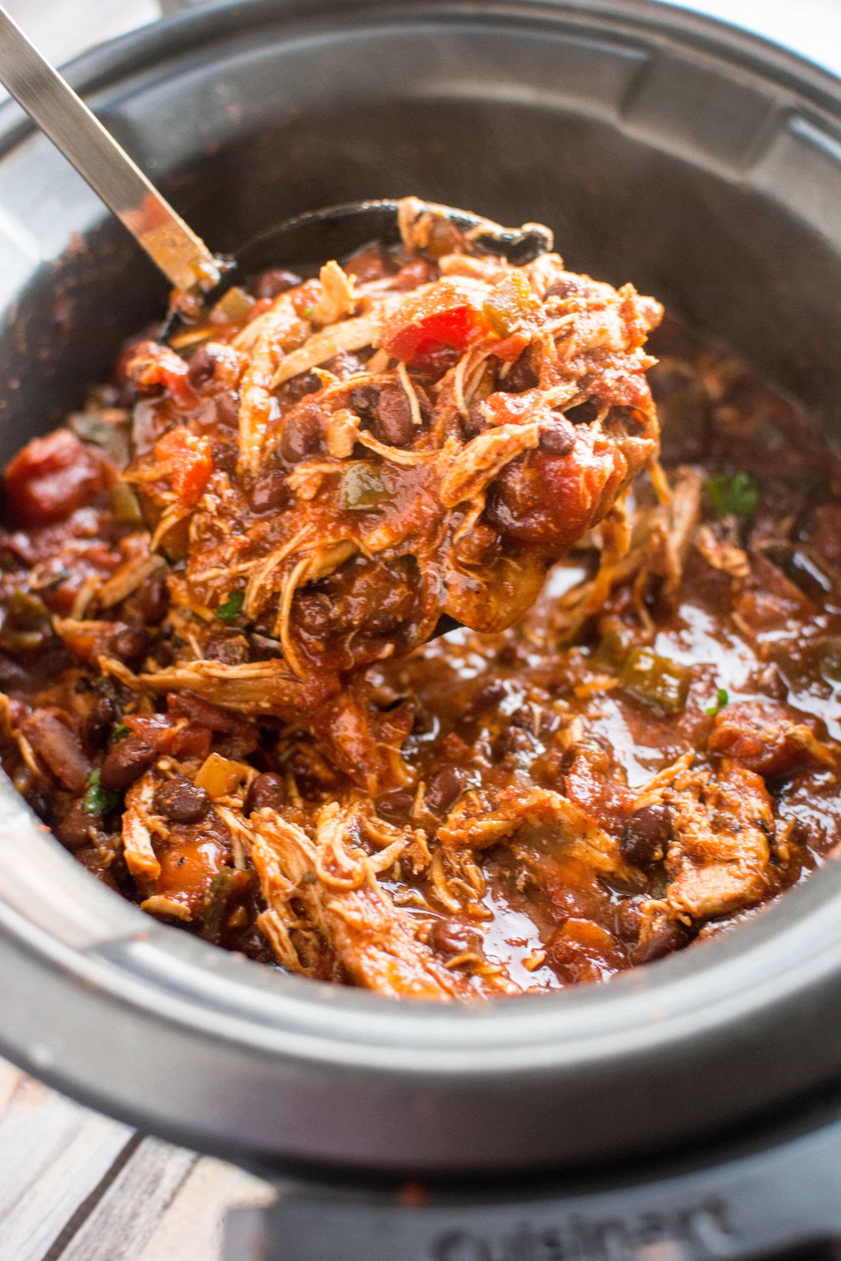 Slow Cooker Chicken Chili
 Slow Cooker Roasted Tomato and Ancho Chicken Chili Slow