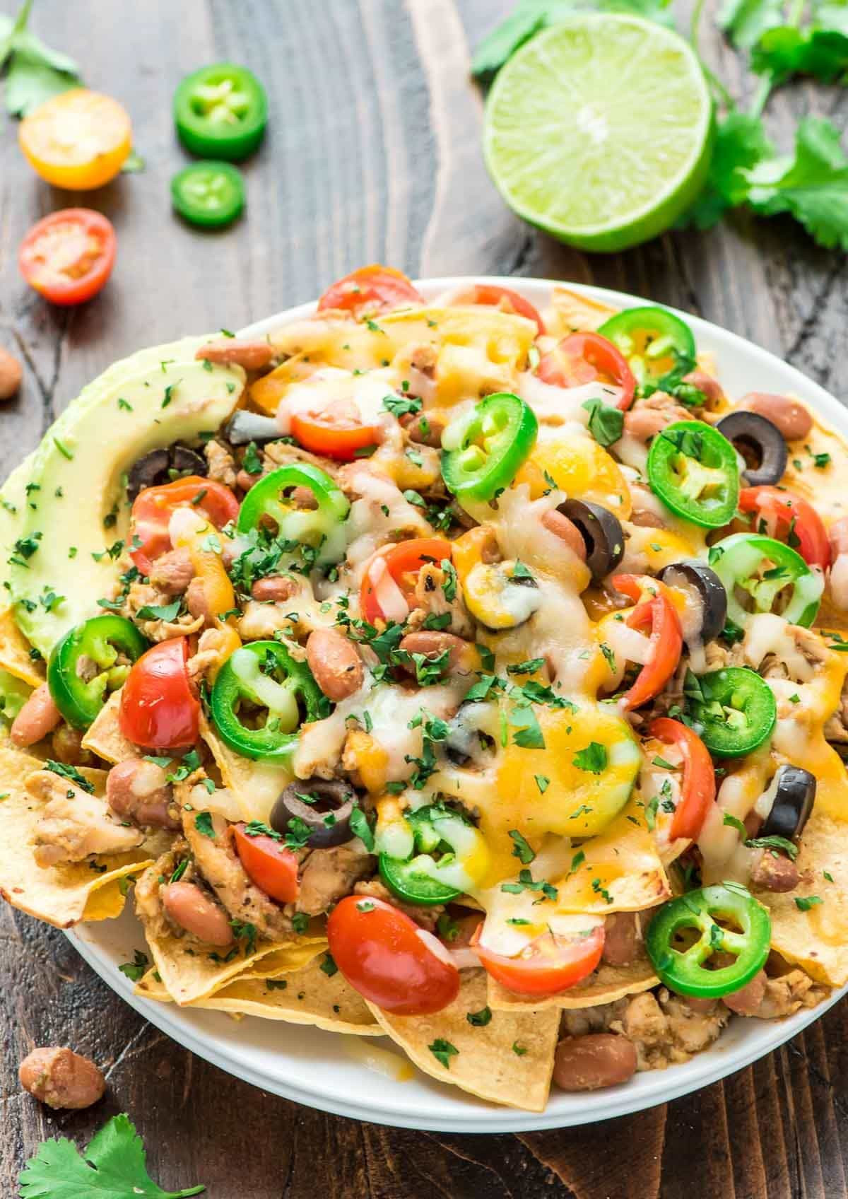 Slow Cooker Chicken Nachos
 Clean Eating Made Simple Chicken Nachos Slow Cooker