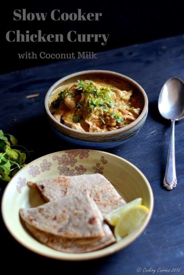 Slow Cooker Chicken Thighs Curry
 Slow Cooker Chicken Curry with Coconut Milk Deliciously