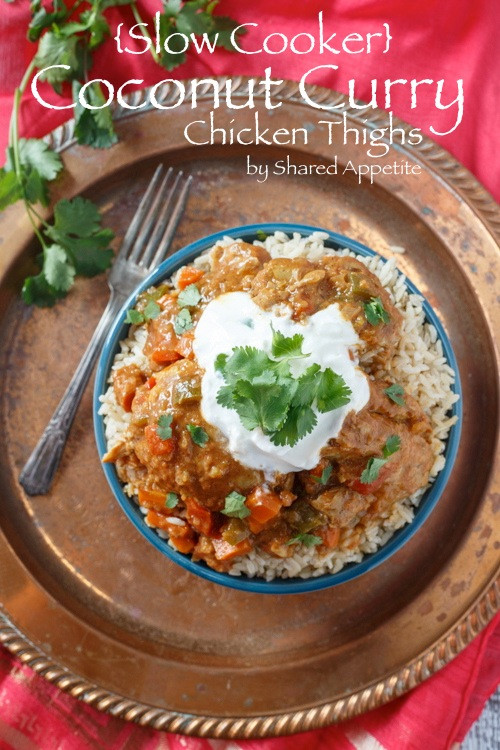 Slow Cooker Chicken Thighs Curry
 Slow Cooker Coconut Curry Chicken Thighs