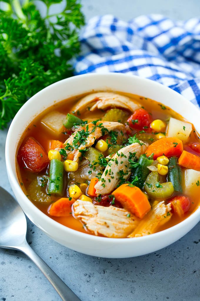 Slow Cooker Chicken Vegetable Soup
 Chicken Ve able Soup Dinner at the Zoo