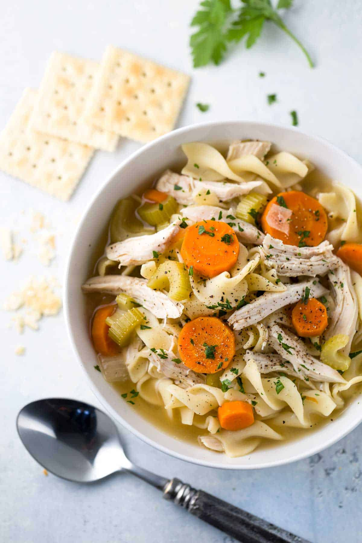 Slow Cooker Chicken Vegetable Soup
 Easy Slow Cooker Chicken Noodle Soup Recipe