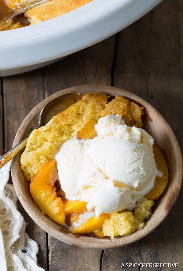 Slow Cooker Cobbler
 Slow Cooker Peach Cobbler Recipe A Spicy Perspective