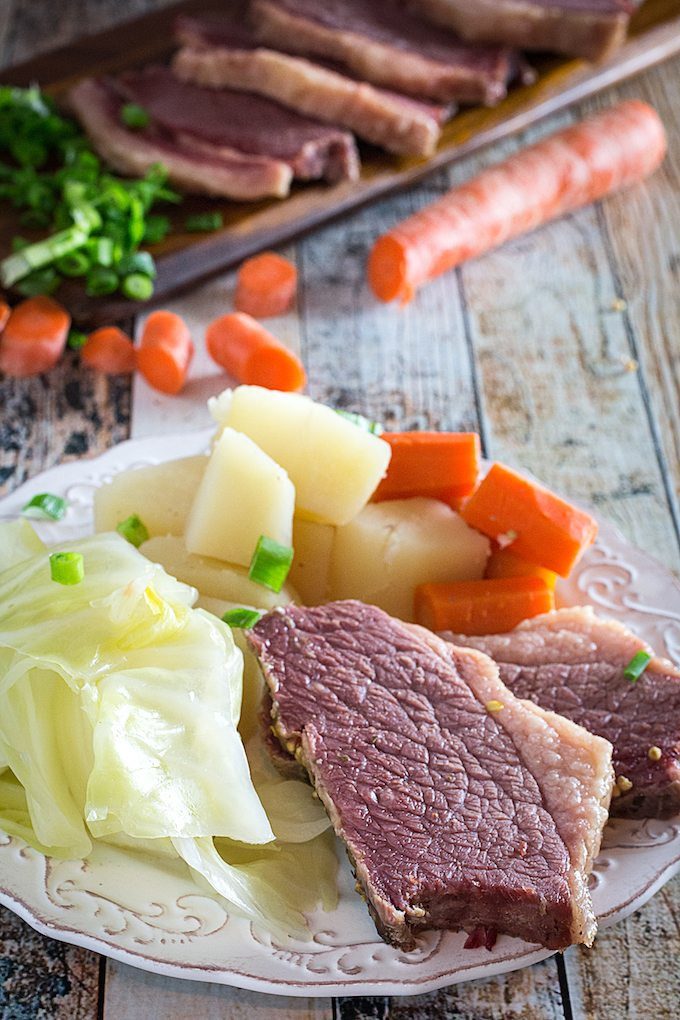 Slow Cooker Corned Beef Cabbage
 Slow Cooker Corned Beef And Cabbage • Dishing Delish