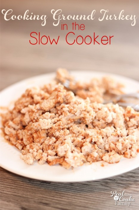 Slow Cooker Ground Turkey
 The Easy Way to Use Ground Turkey in a Slow Cooker
