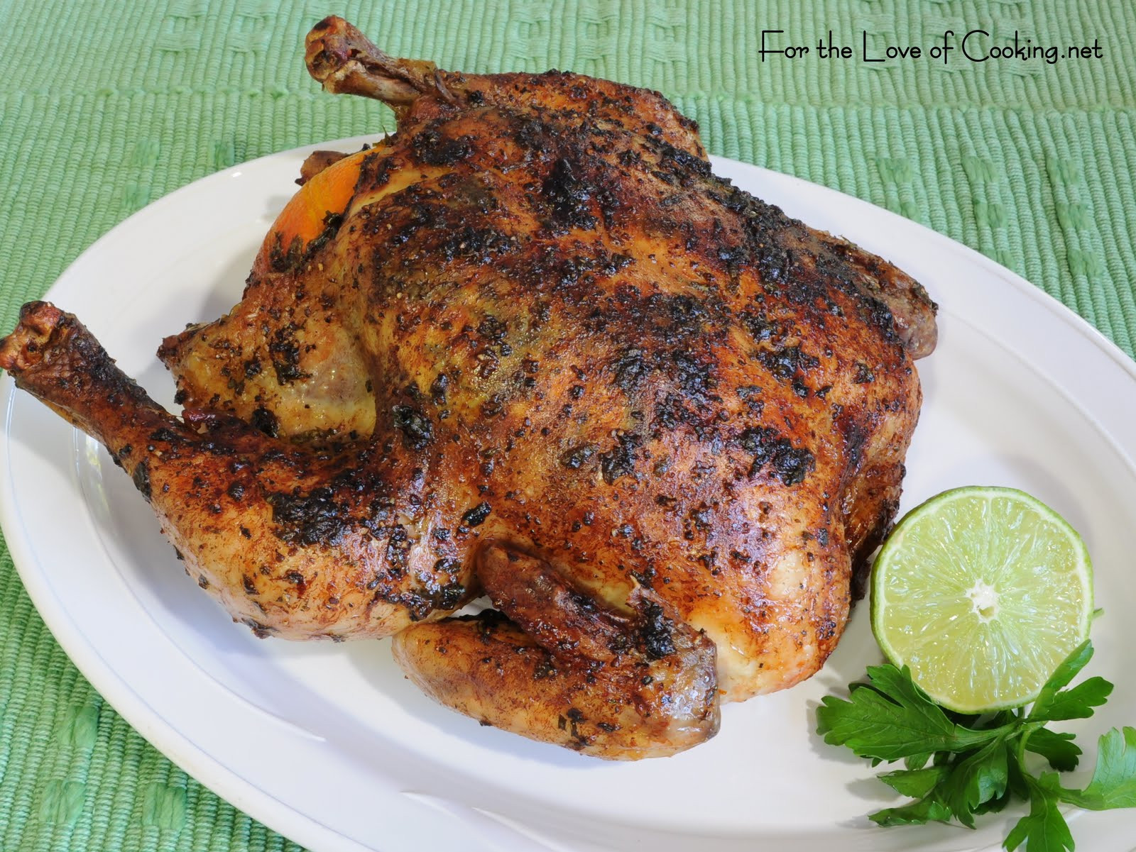 Slow Cooker Roasted Chicken
 Slow Roasted Chicken with Cilantro Citrus Butter