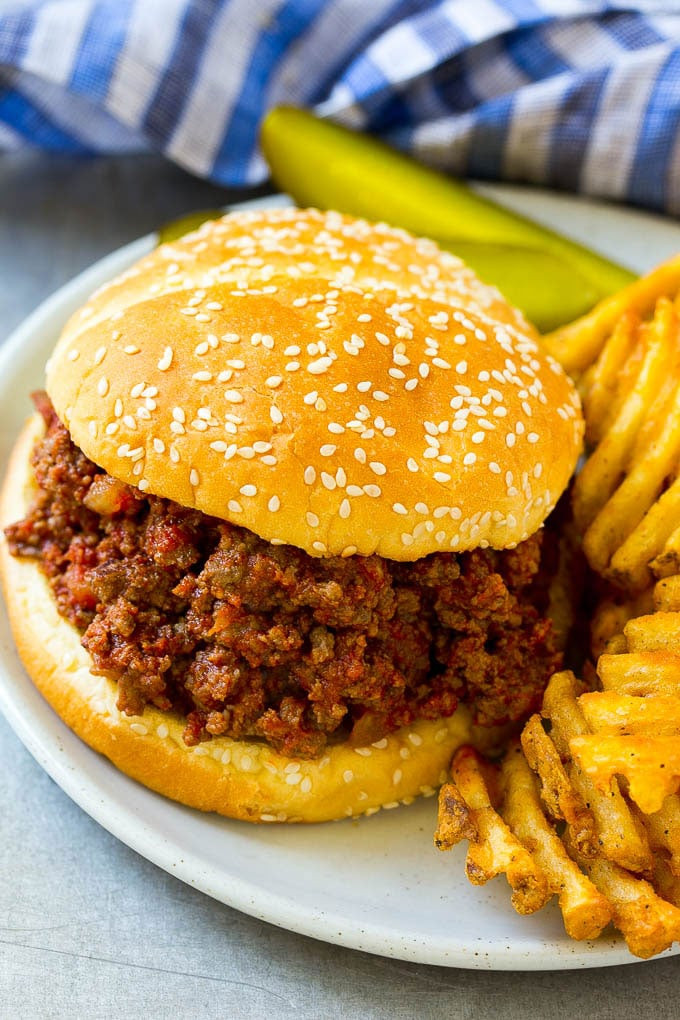 Slow Cooker Sloppy Joes
 Slow Cooker Sloppy Joes Dinner at the Zoo