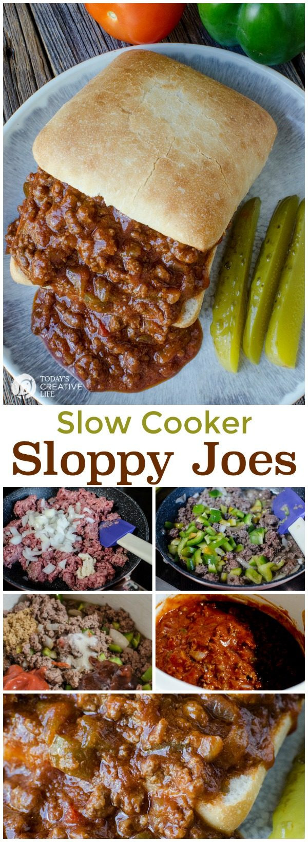 Slow Cooker Sloppy Joes
 Slow Cooker Sloppy Joes Recipe