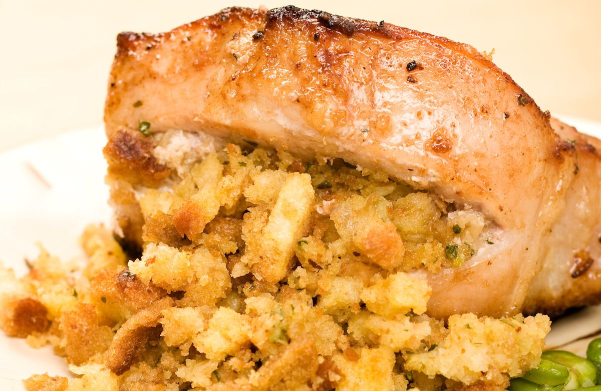 Slow Cooker Stuffed Pork Chops
 Slow Cooker Pork Chops with Fruity Stuffing Recipe