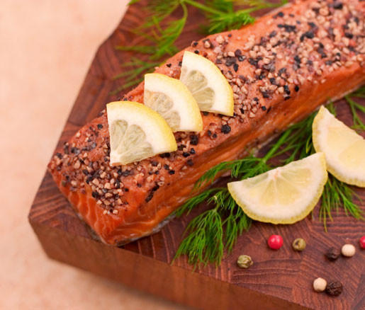Smoked Fish Recipes
 Hot Smoked Salmon with Yuzu–Honey Mustard Recipe