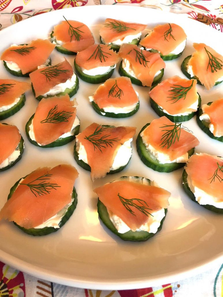 Smoked Salmon And Cream Cheese Appetizer
 Smoked Salmon Cream Cheese Cucumber Appetizer – Melanie Cooks