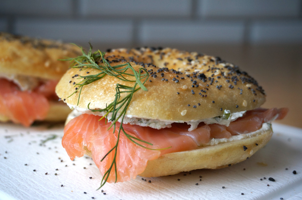 Smoked Salmon Cream Cheese Bagel
 Five nutritious breakfasts to start the day right