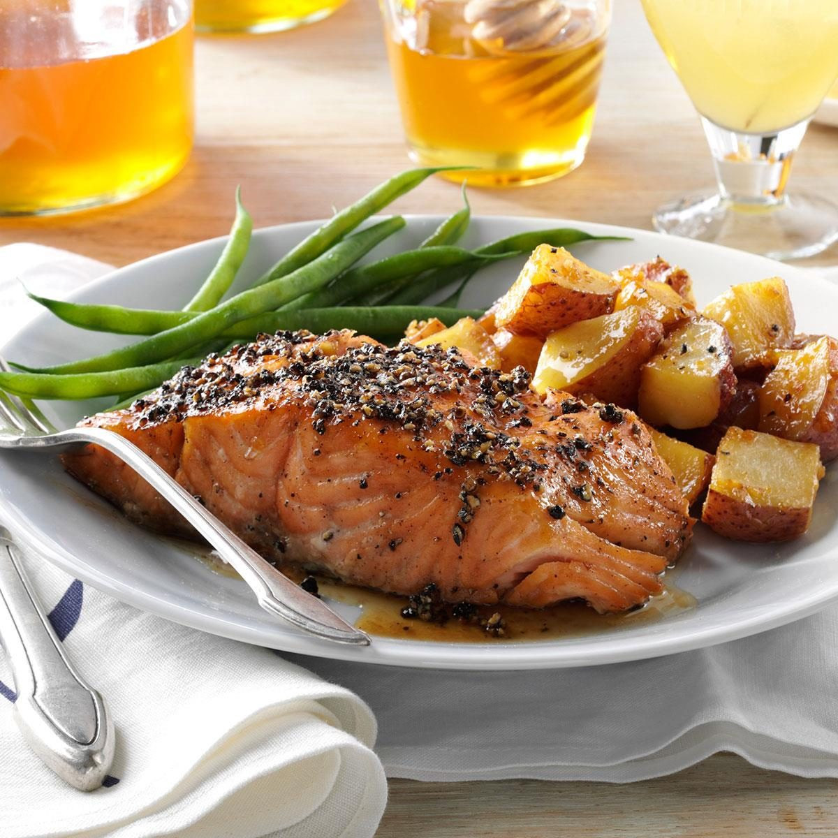Smoked Salmon Dinner Recipe
 Smoked Honey Peppercorn Salmon Recipe