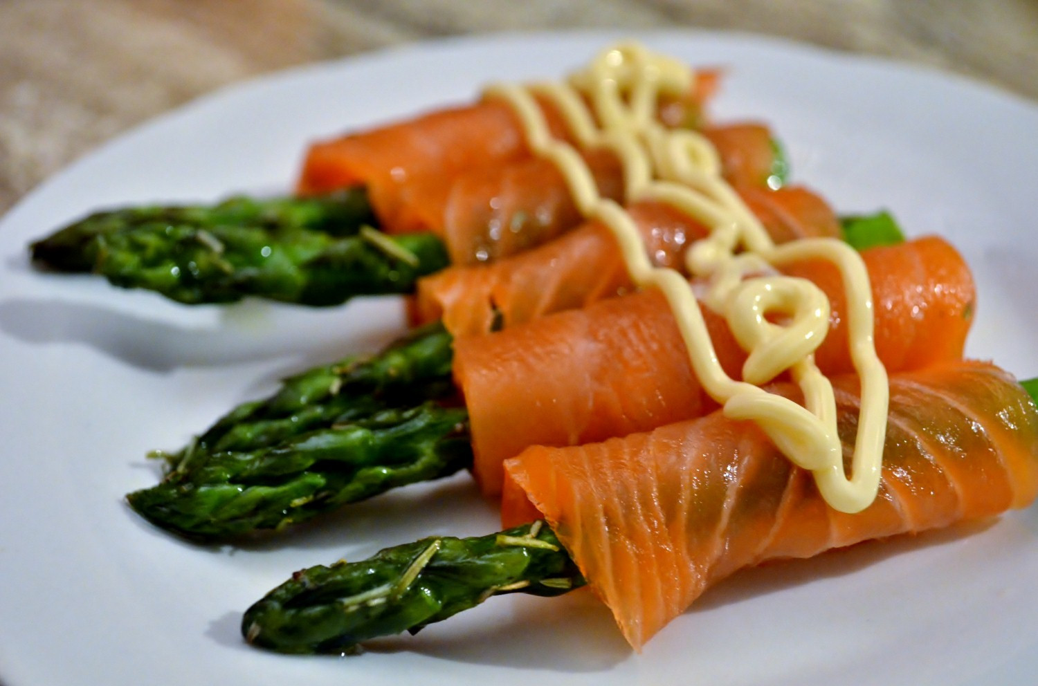 Smoked Salmon Dinner Recipe
 Smoked salmon asparagus wrap