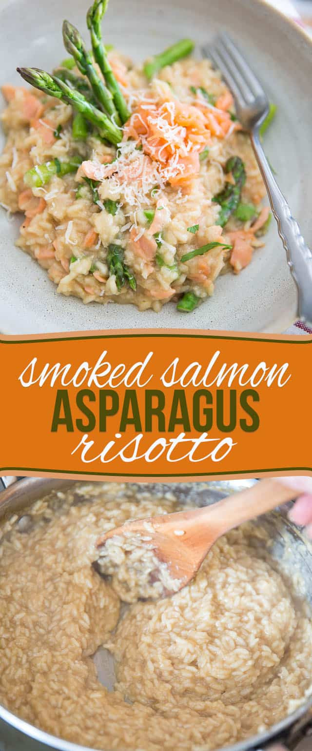 Smoked Salmon Risotto
 Smoked Salmon Asparagus Risotto • The Healthy Foo