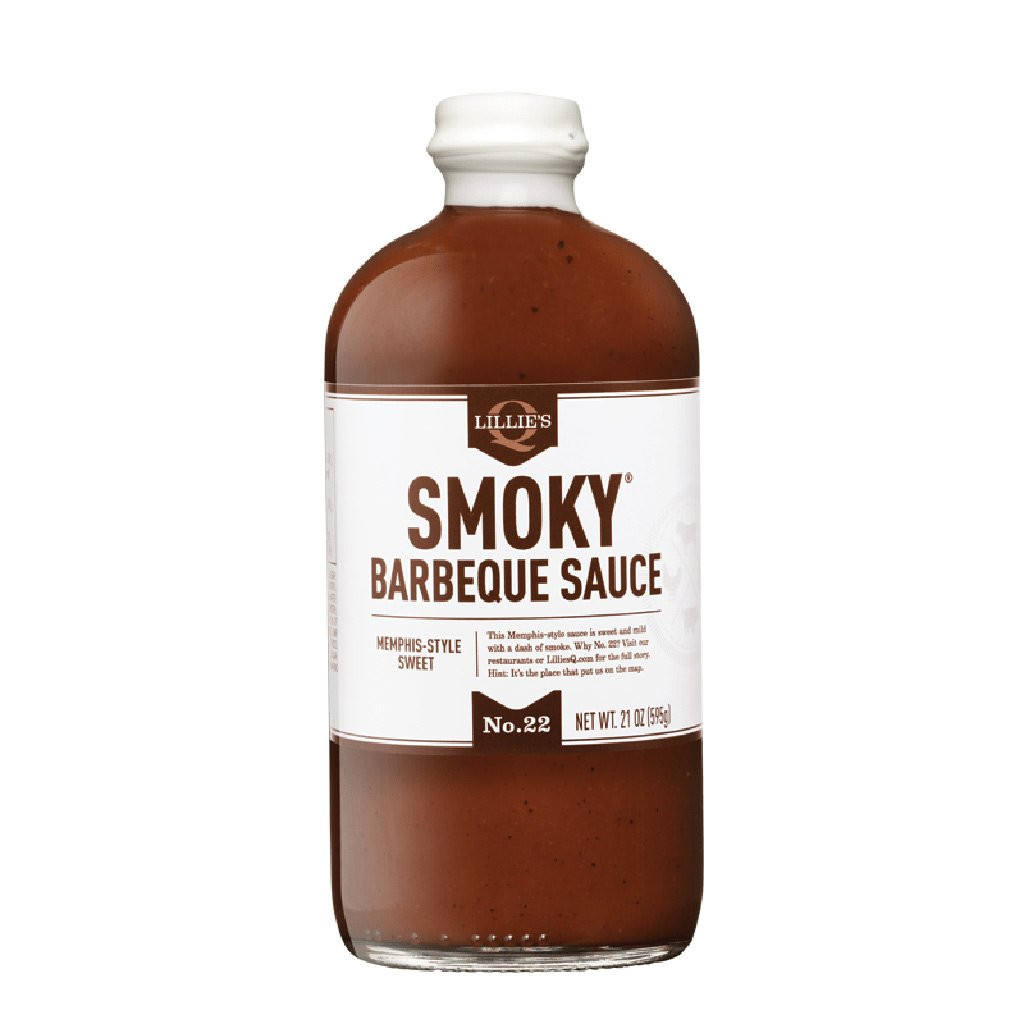 Smoky Bbq Sauce
 Lillie s Q Smoky BBQ Sauce Tomato & Brown Sugar 21oz