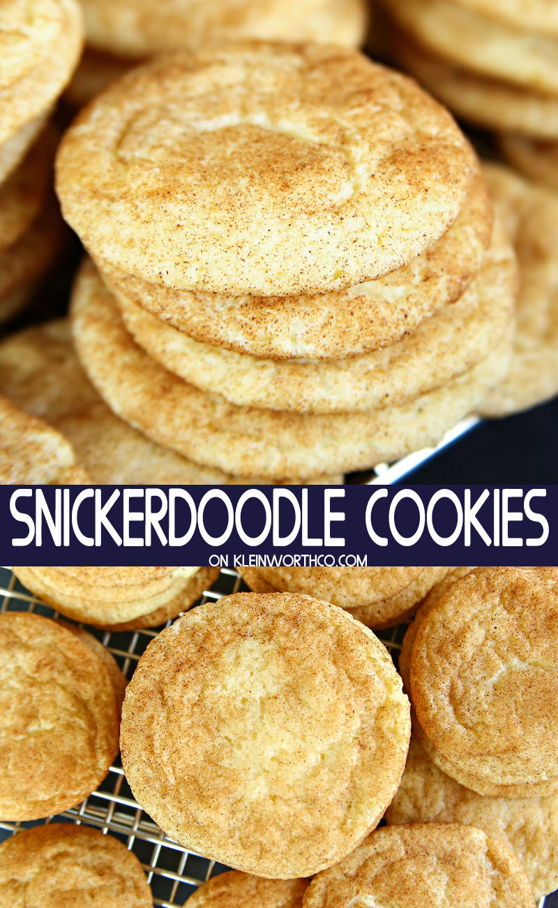 Snickerdoodle Cookies Recipe
 Snickerdoodle Cookie Recipe Kleinworth & Co
