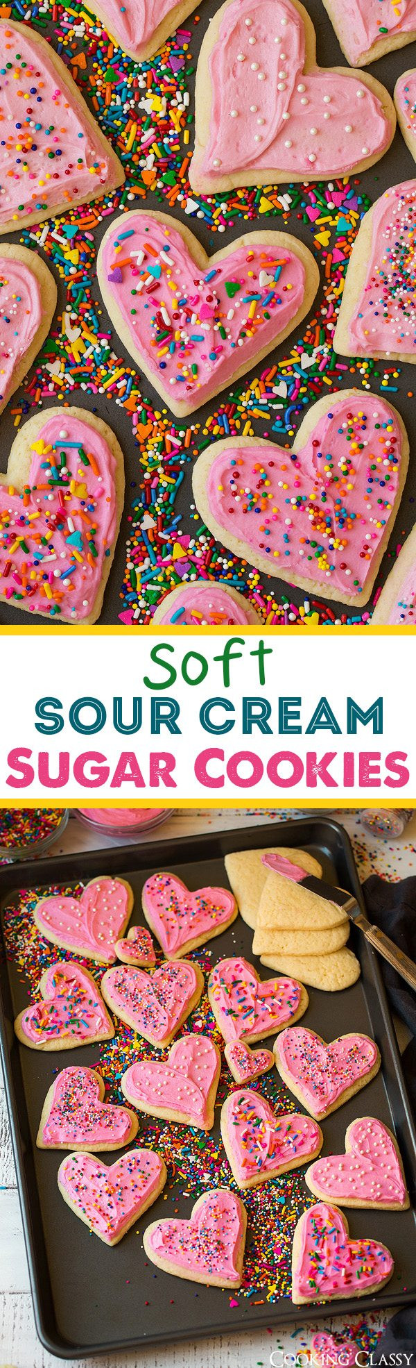Soft Sour Cream Sugar Cookies
 Soft Sour Cream Sugar Cookies Cooking Classy