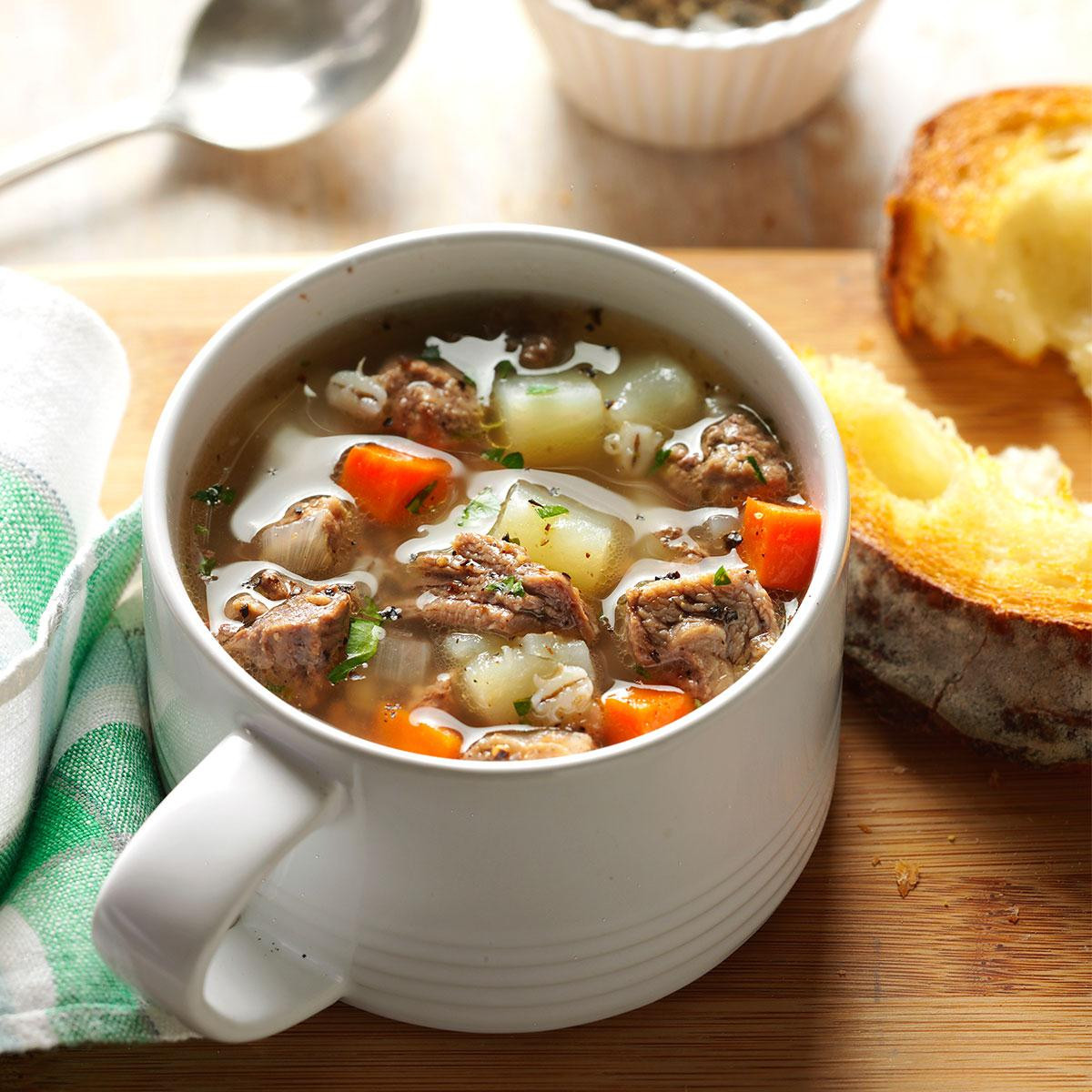 Soup With Ground Beef
 Ground Beef Barley Soup Recipe