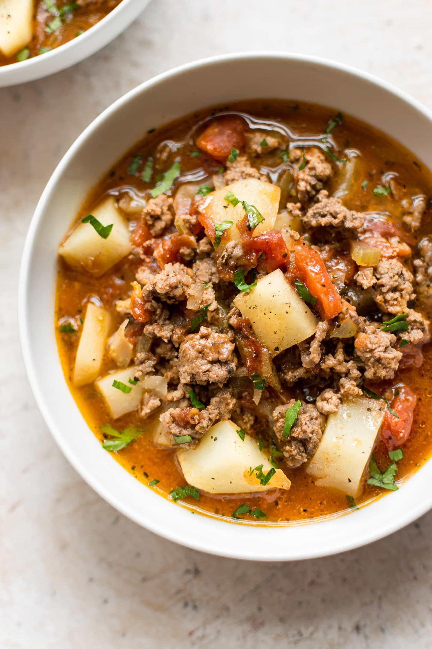 Soup With Ground Beef
 Easy Hamburger Soup • Salt & Lavender