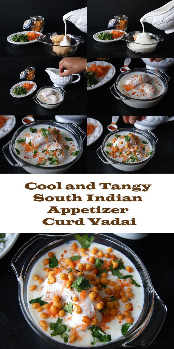 South Indian Appetizers
 Thayir Curd Vadai Recipe