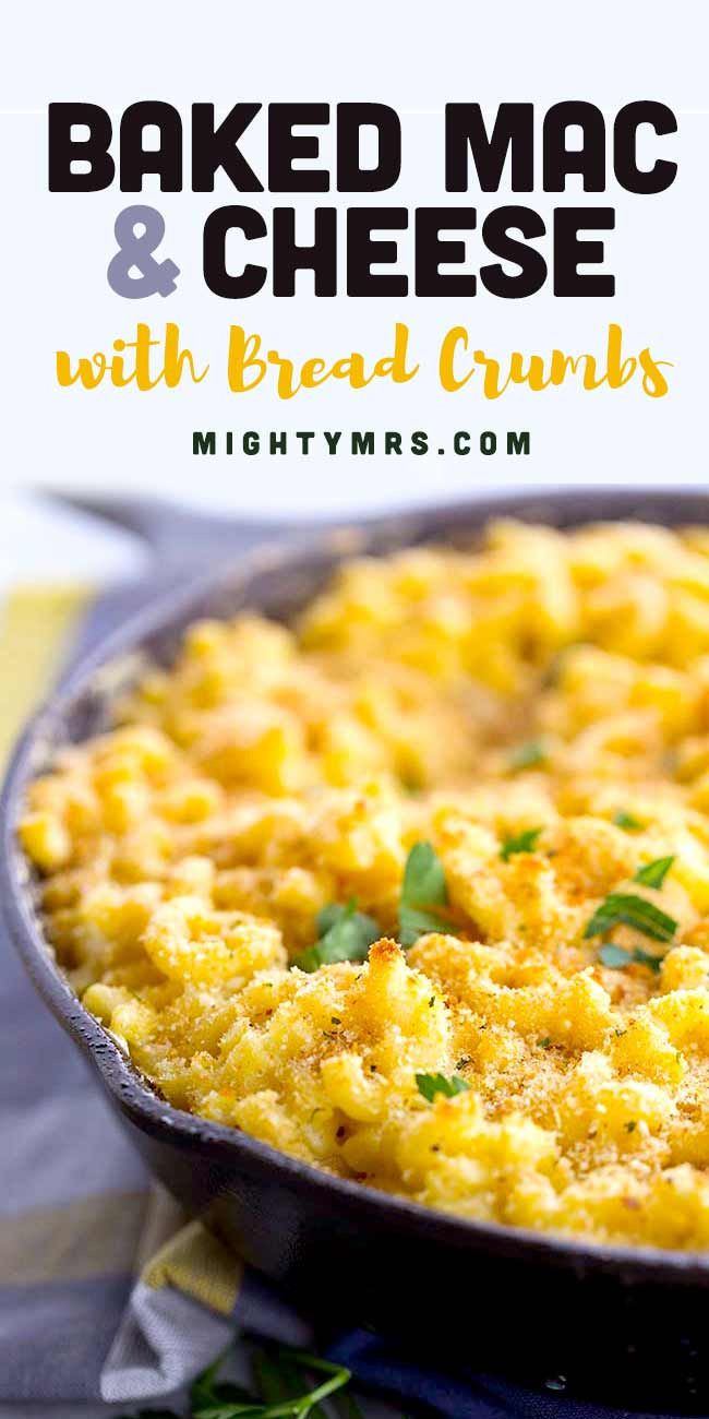 Southern Baked Macaroni And Cheese With Bread Crumbs
 Crispy Baked Mac and Cheese with Bread Crumbs