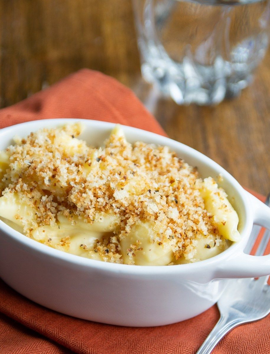 Southern Baked Macaroni And Cheese With Bread Crumbs
 Homemade Mac and Cheese with Butter Herb Bread Crumbs