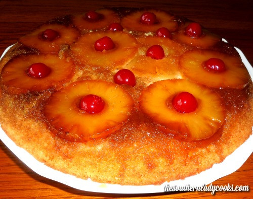 Southern Pineapple Upside Down Cake
 PINEAPPLE UPSIDE DOWN CAKE An old fashioned classic recipe