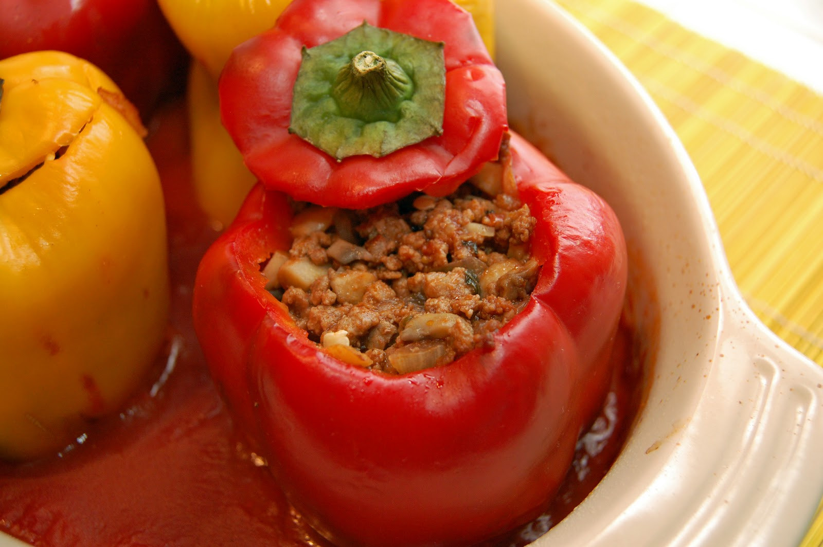 Southern Stuffed Bell Peppers
 Southern Lady s Recipes Stuffed Bell Peppers