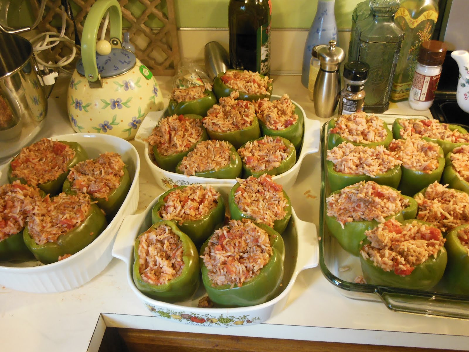 Southern Stuffed Bell Peppers
 Southern Fried Catholics Stuffed Bell Peppers Gluten