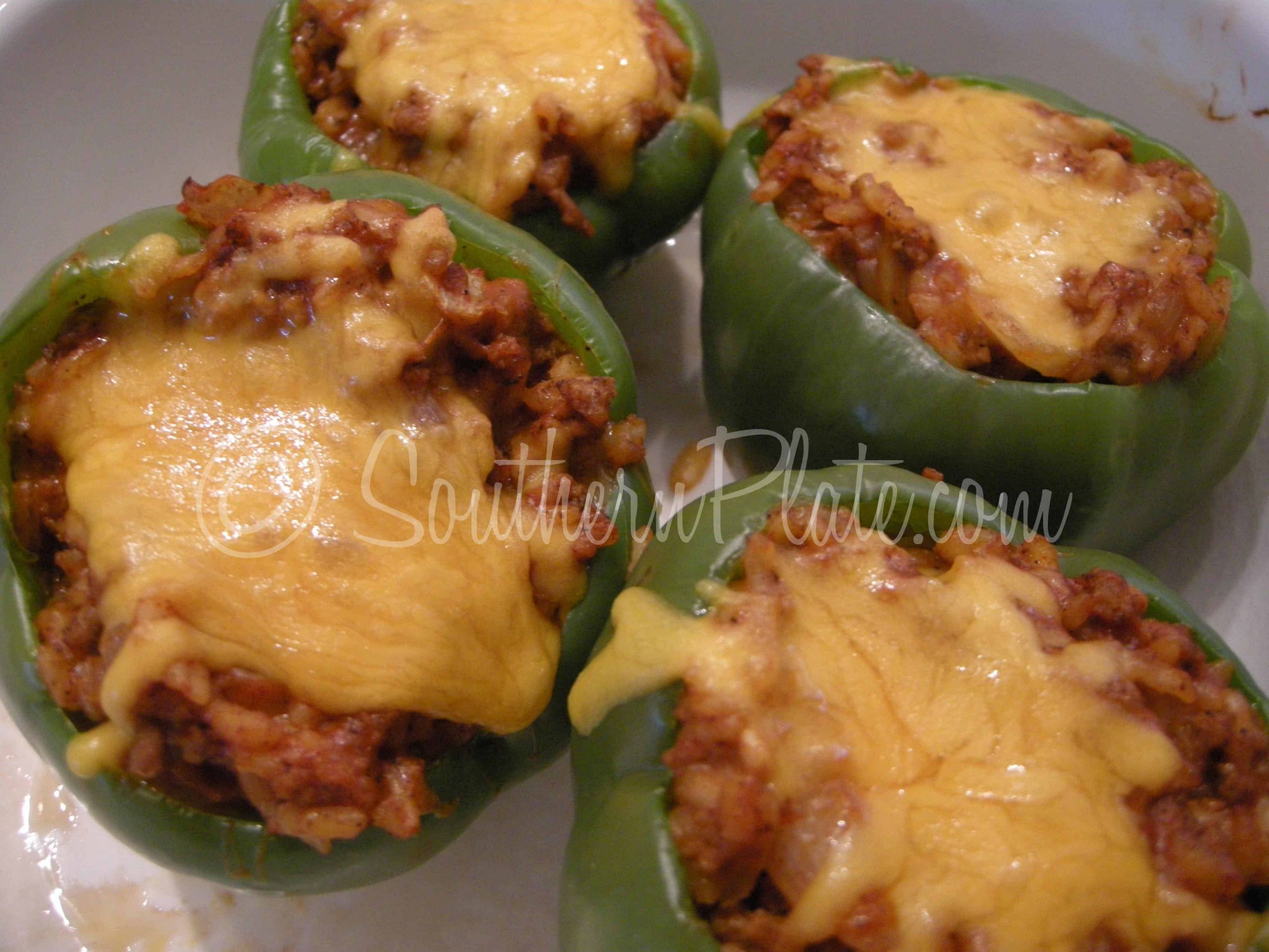 Southern Stuffed Bell Peppers
 Janice’s Stuffed Peppers