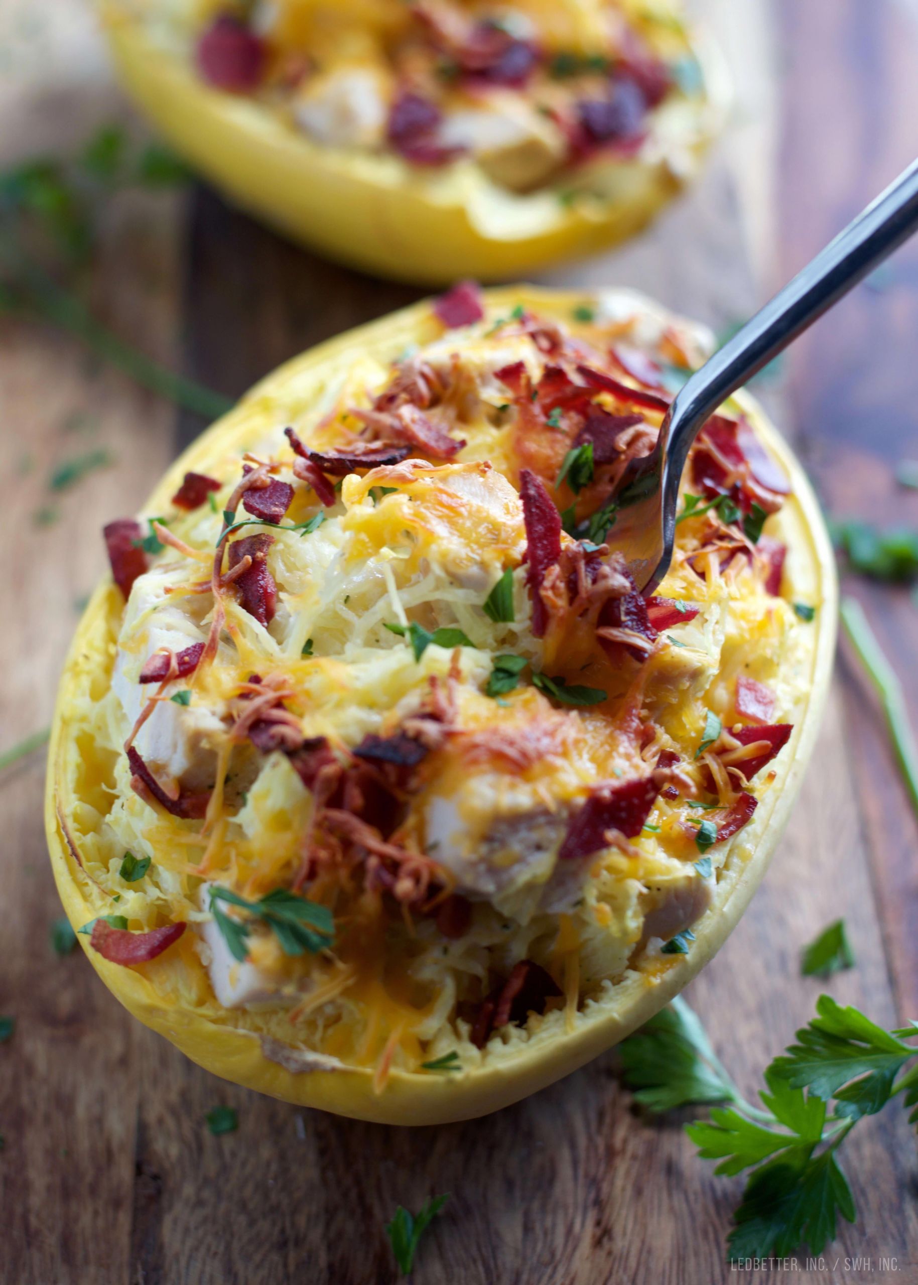 Spaghetti Squash Carbs And Fiber
 Indulge the healthy way with Chicken Bacon Ranch Spaghetti
