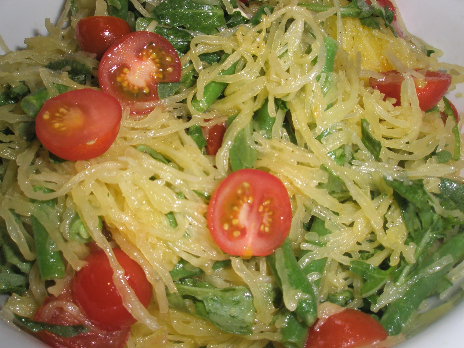 Spaghetti Squash Salad
 Got it Cook it Spaghetti Squash Arugula & Tomato Salad
