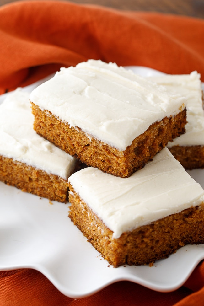 Spice Cake Recipe With Cream Cheese Frosting
 Pumpkin Spice Cake with Cream Cheese Frosting Recipe