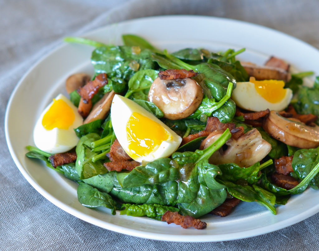 Spinach Salad Dressings Recipes
 Spinach Salad with Warm Bacon Dressing ce Upon a Chef