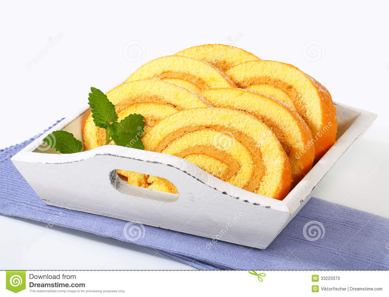 Sponge Cake Roll
 Mocha sponge cake roll stock image Image of dessert