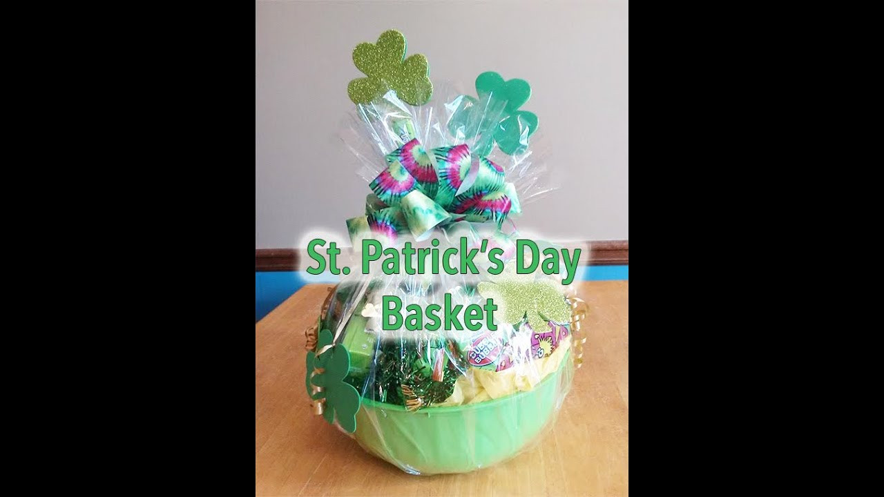 St Patrick Day Gift Baskets
 St Patrick s Day Gift Basket Dollar Tree DIY
