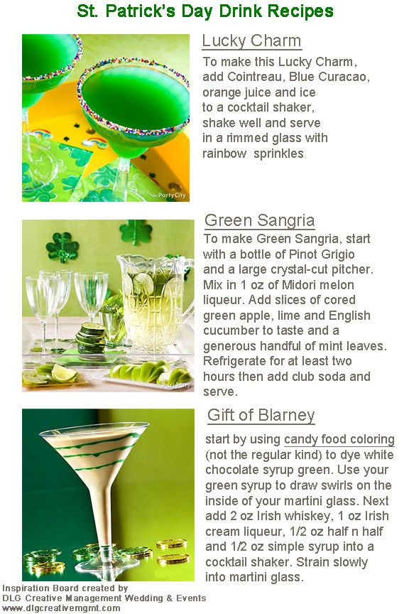 St Patrick's Day Drink Ideas
 60 best images about St Patrick s Day Parties Adults on