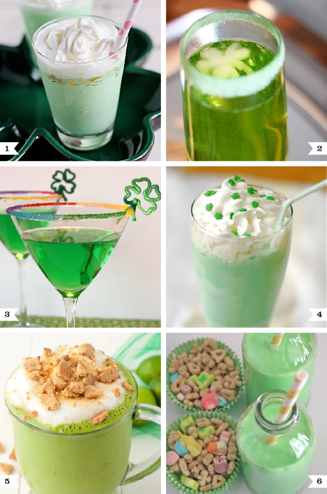 St Patrick's Day Drink Ideas
 Green drinks for St Patrick s Day for adults AND kids