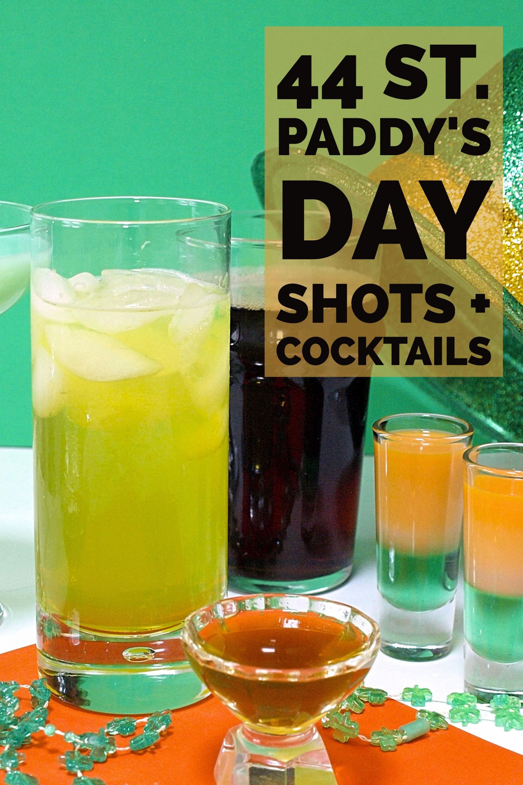 St Patrick's Day Drink Ideas
 40 St Patrick’s Day Shots Shooters and Cocktails
