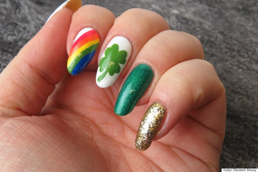 St Patrick's Day Nail Ideas
 Nail Art A Fun And Easy St Patrick s Day Design