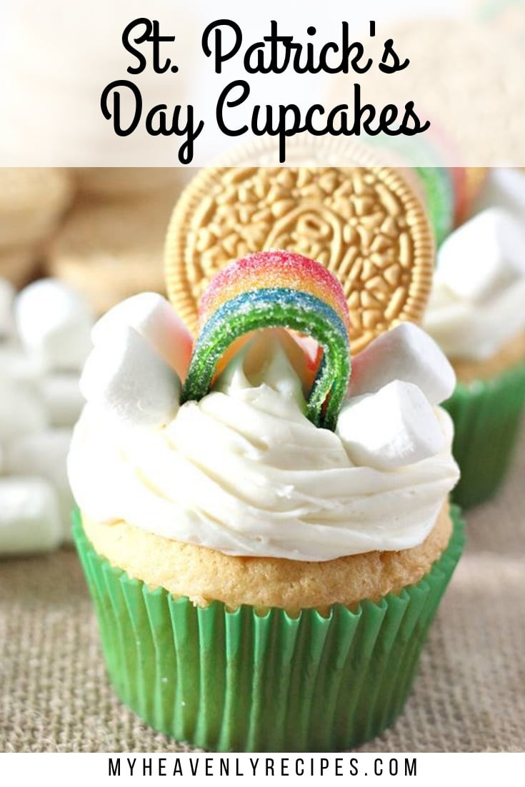 St Patricks Day Cupcakes
 St Patrick s Day Cupcakes My Heavenly Recipes