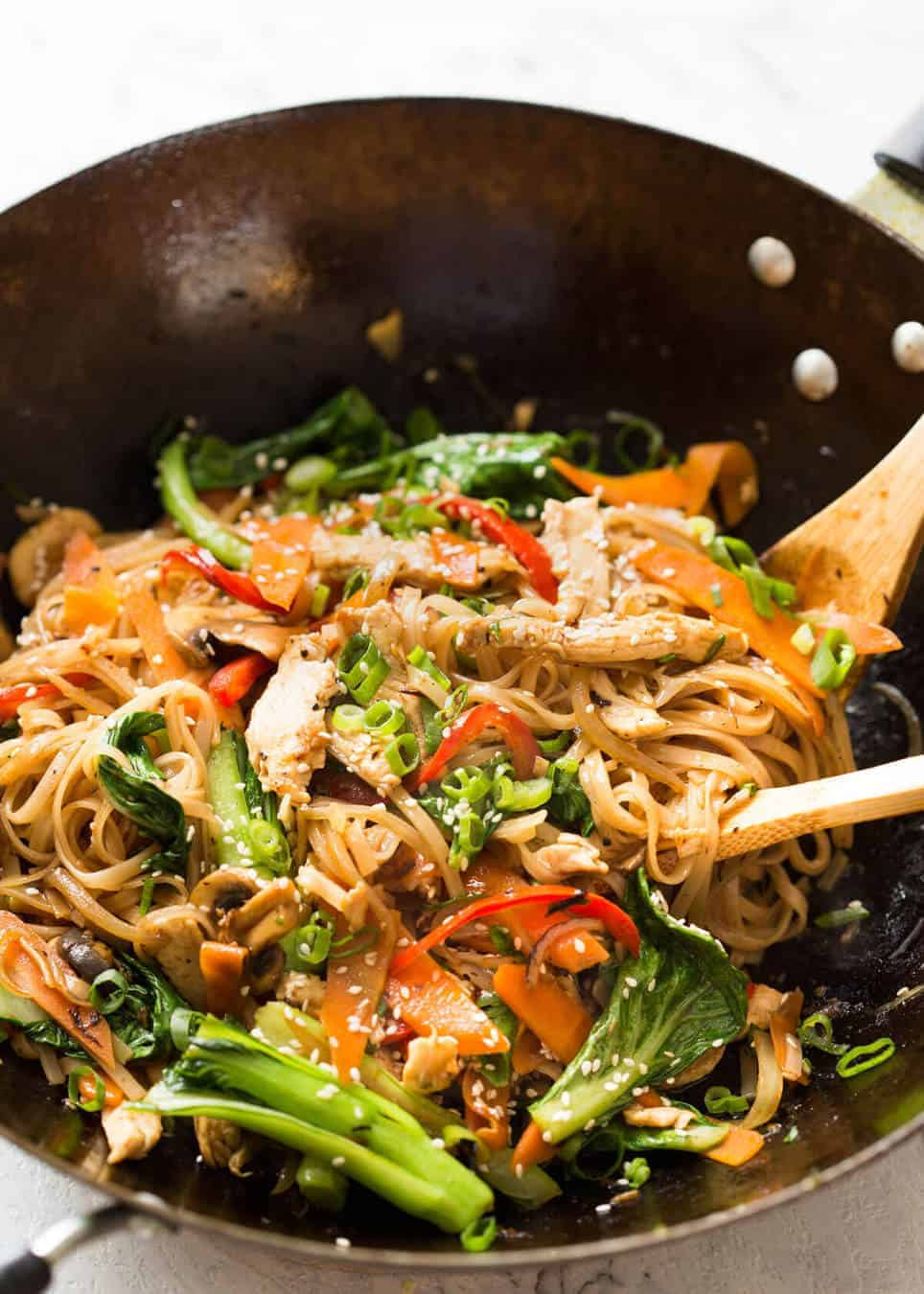 Stir Fry Noodles Recipe
 Chicken Stir Fry with Rice Noodles