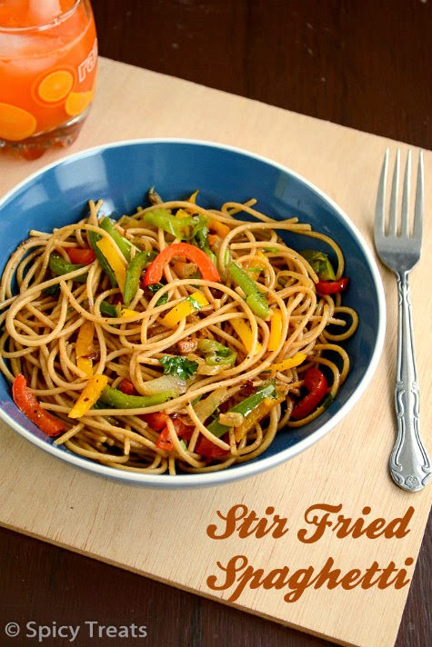 Stir Fry Spaghetti
 Spicy Treats Stir Fried Spaghetti Recipe