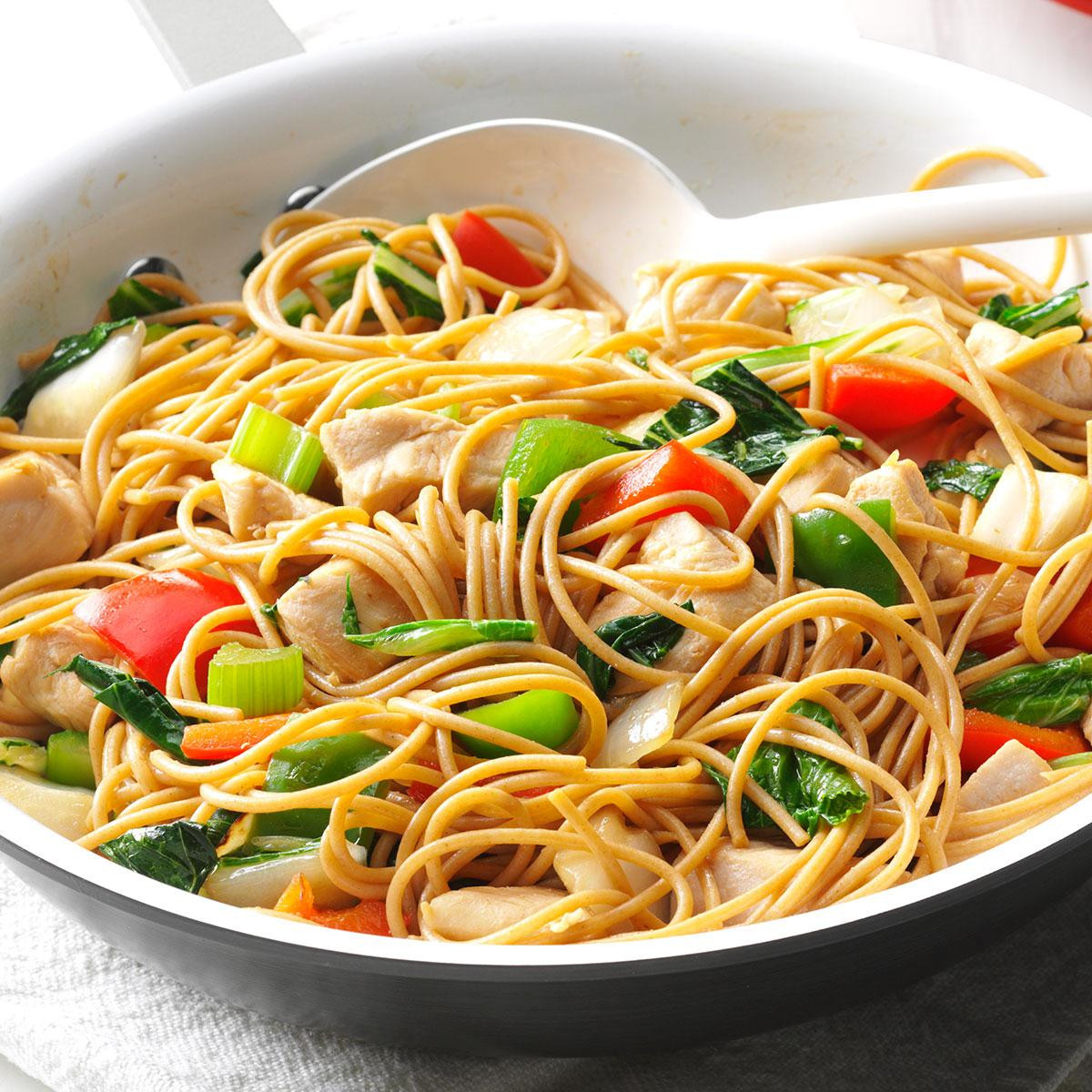 Stir Fry With Spaghetti Noodles
 Chicken Stir Fry with Noodles Recipe