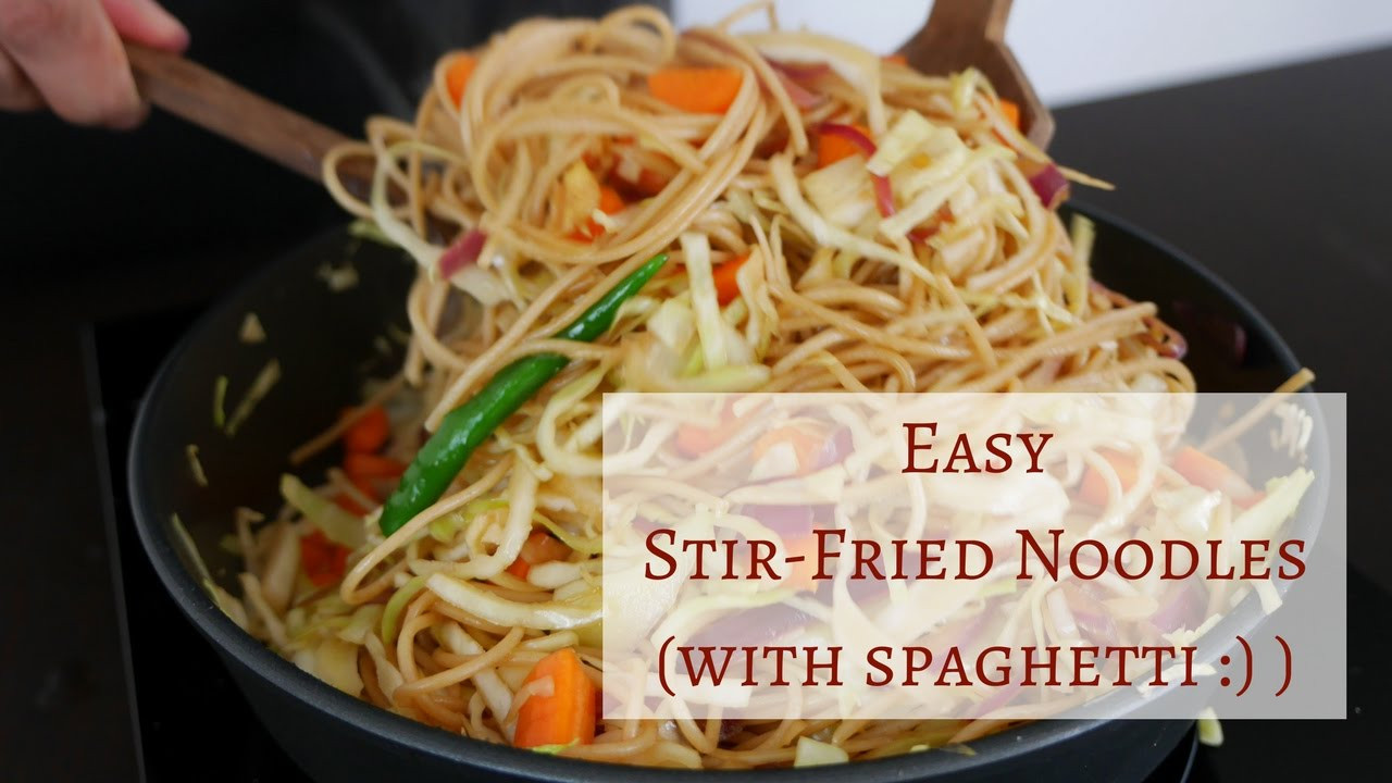 Stir Fry With Spaghetti Noodles
 Fried Noodles Pasta