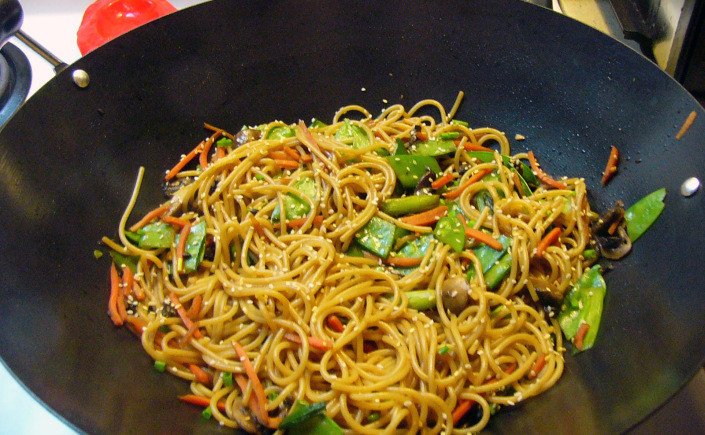 Stir Fry With Spaghetti Noodles
 Spicy Asian Stir Fry Spaghetti – Rosemarie s Kitchen