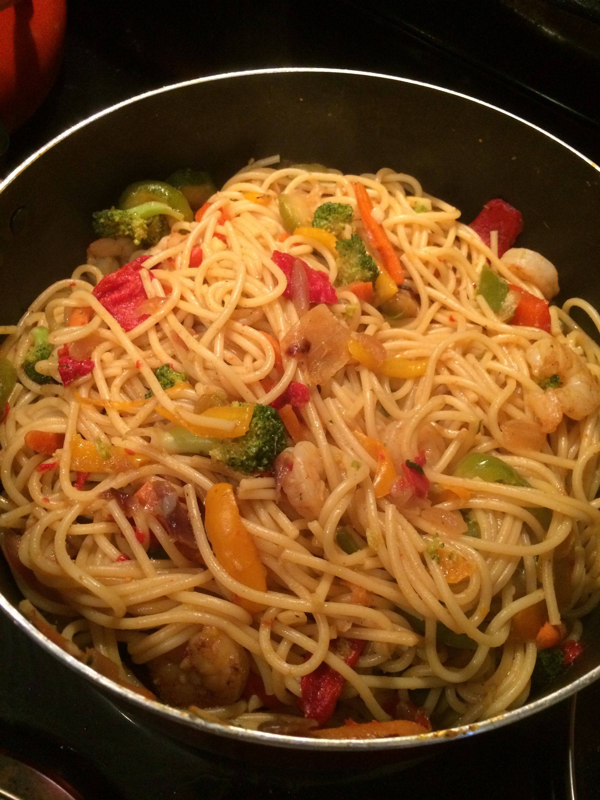 Stir Fry With Spaghetti Noodles
 Simple Shrimp and Noodle Stir Fry Ev s Eats