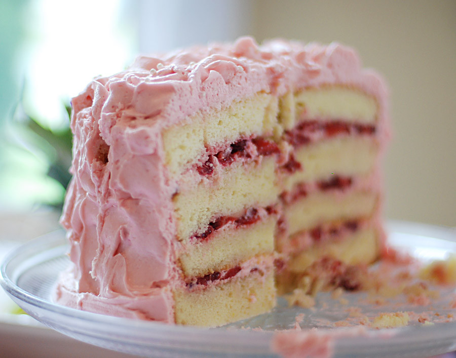 Strawberry Filling Cake
 when eight create 1st birthday & cake recipe